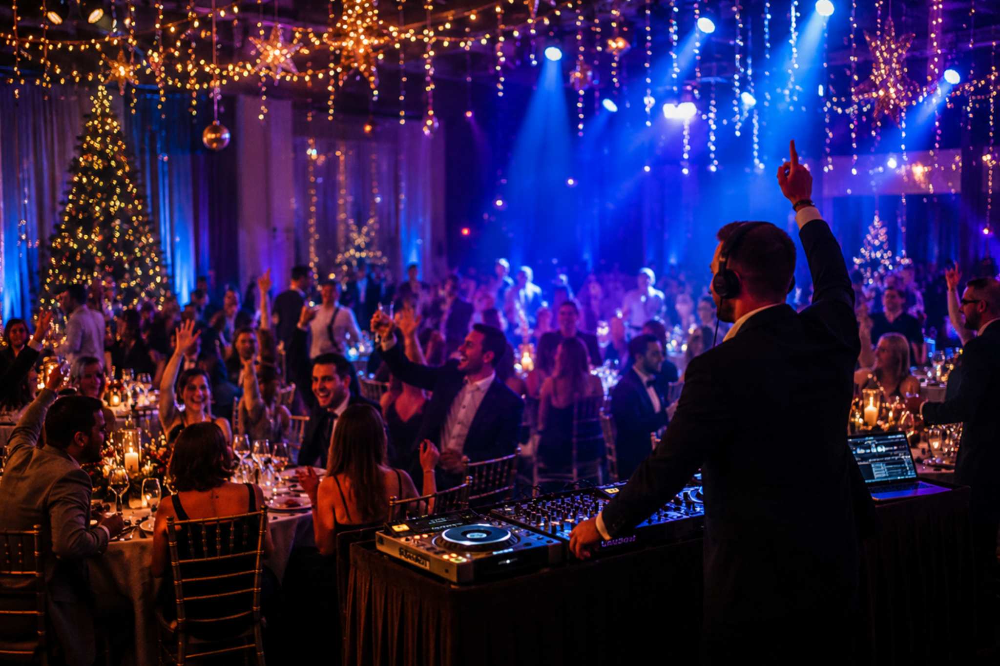 Новогодняя праздничная программа с DJ